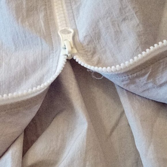 New Reebok Woven Long Sleeve Stirling Grey Bomber Collar 3/4 Length Jacket US XL - Picture 13 of 15